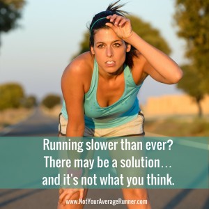 Running slower than ever? There may be a solution - and it's not what you think.